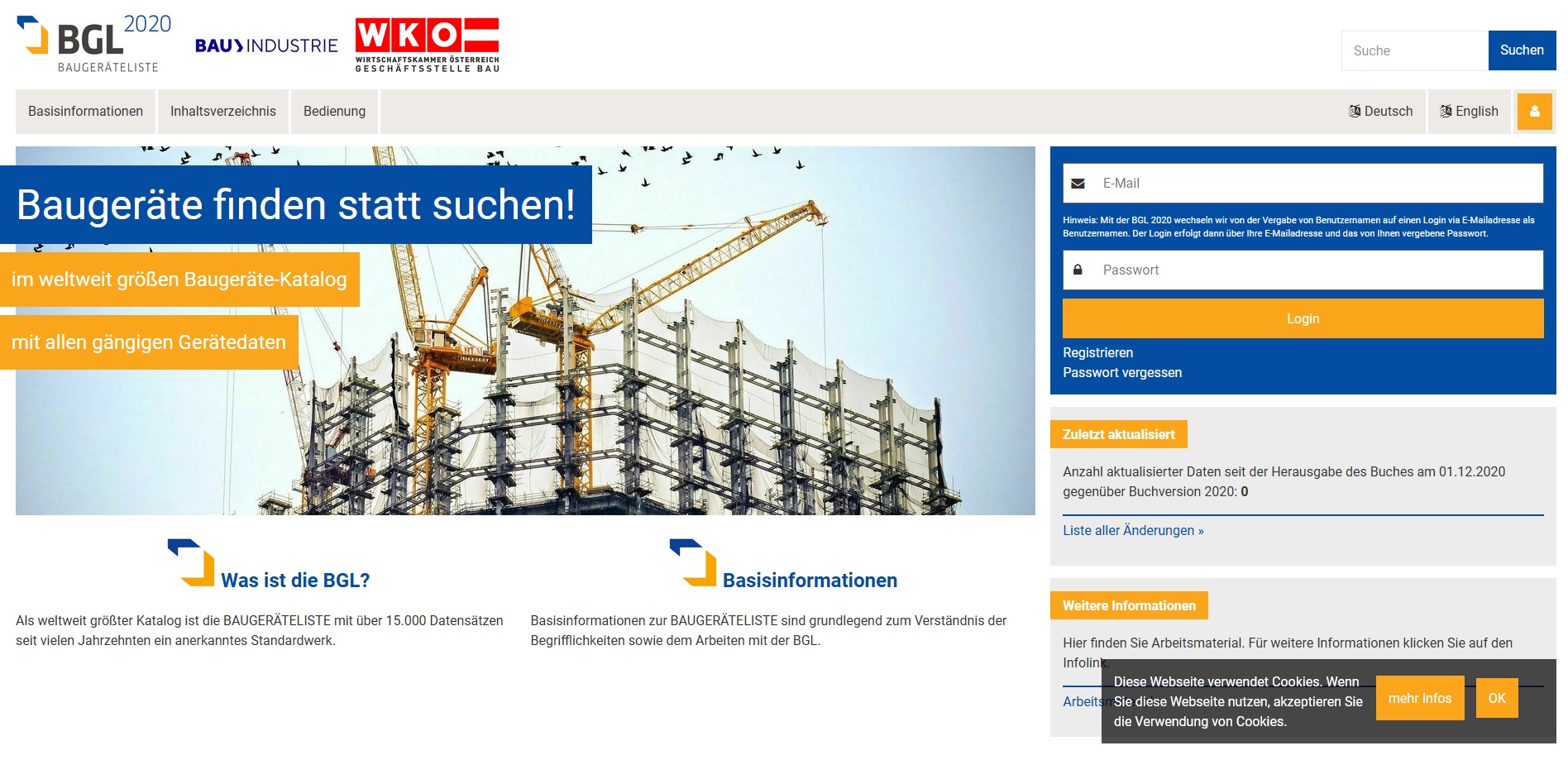 BGL Baugeräteliste